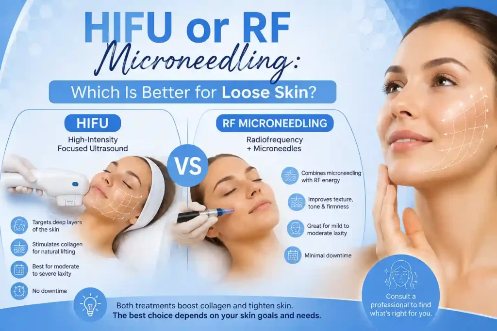 Lost the Weight but Not the Loose Skin? What You Should Know 2 HIFU or RF Microneedling: Which Is Better for Loose Skin Kings Norton?
